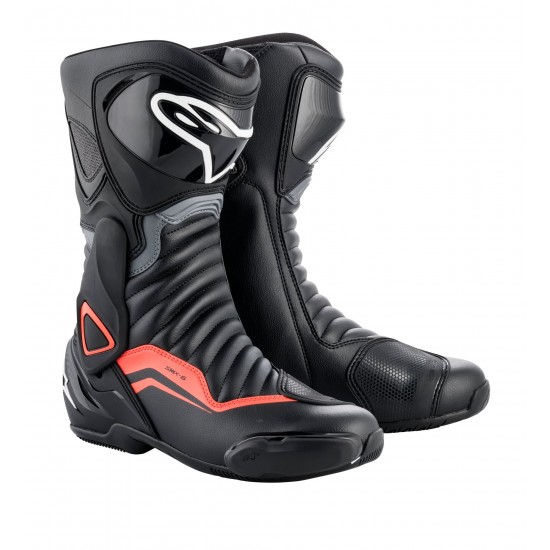 Alpinestars Smx-6 V2 Black Gray Red Fluo