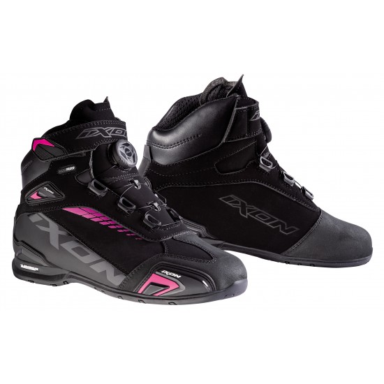 IXON Bull Wp Lady NOIR/FUSHIA