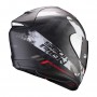 Scorpion EXO-1400 AIR SYLEX Matt Black-Silver-Red