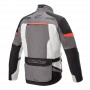 Alpinestars Valparaiso V3 Drystar Jacket Dark Gray Light Gray Red