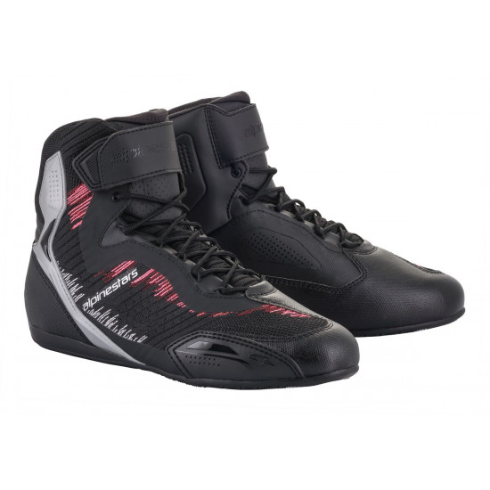 Alpinestars Stella Faster-3 Rideknit Shoes Black Silver Diva Pink