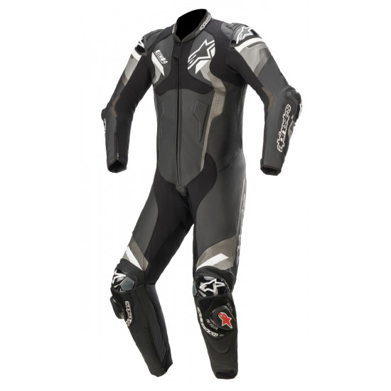 Alpinestars Atem V4 Leather Jacket Black Gray White