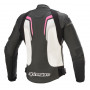 Alpinestars Stella Gp Plus R V3 Leather Jacket Black White Fuchsia