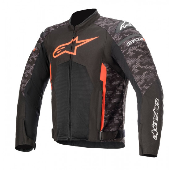 Alpinestars T-gp Plus R V3 Air Jacket Black Camo Red Fluo