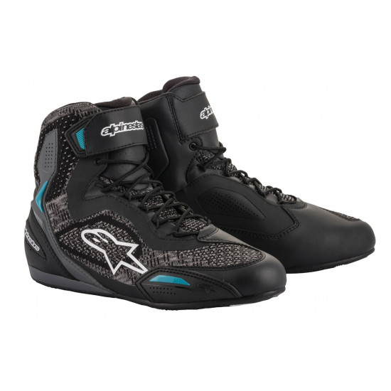 Alpinestars Stella Faster-3 Rideknit Shoes Black Teal