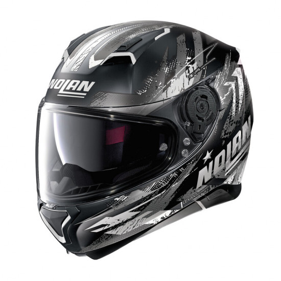 Nolan N87 CARNIVAL n-Com Flat Black/White