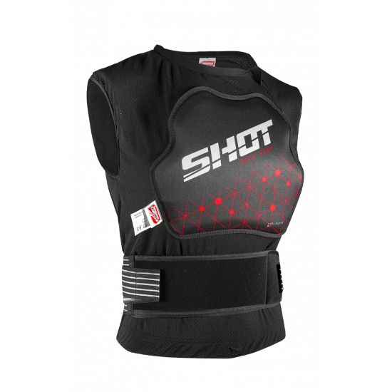 SHOT GILET AIRLIGHT EVO SANS MANCHES BLACK