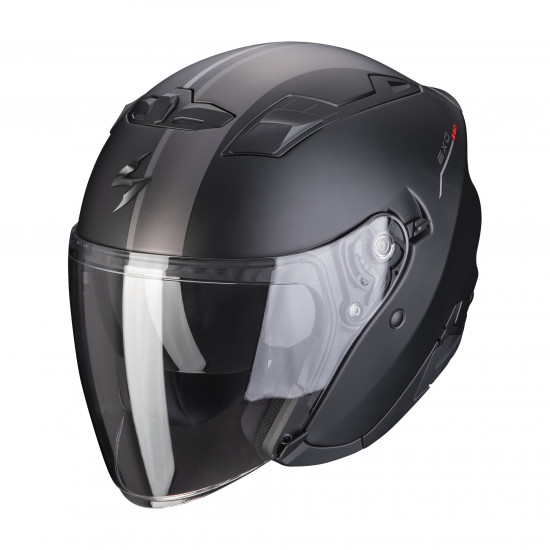 Scorpion EXO-230 SR Noir mat-Argent-Rouge