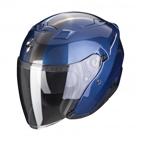Scorpion EXO-230 SR Bleu fonce-Blanc