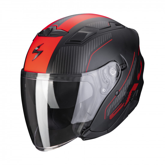 Scorpion EXO-230 Condor Noir mat-Rouge
