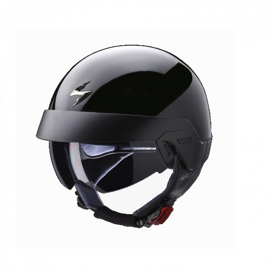 CASQUE MOTO JET LE PETIT BD BLACK CHROMEDXL Noir Chromé