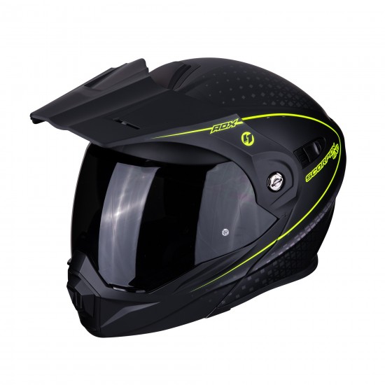 Scorpion ADX-1 HORIZON Matt Black-Neon yellow