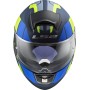 LS2 FF397 VECTOR FT2 KRIPTON MATT Bleu HI VIS