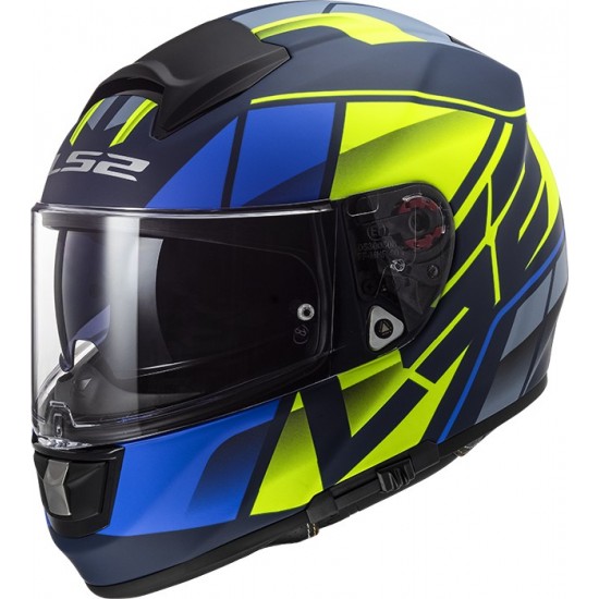 LS2 FF397 VECTOR FT2 KRIPTON MATT Bleu HI VIS